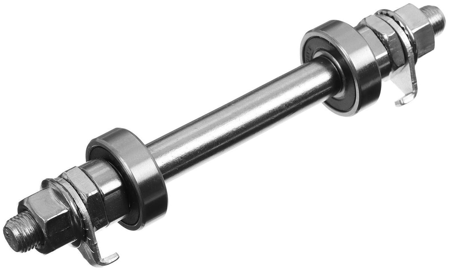 Ось передняя под гайку, 140 мм,  пром подшипник