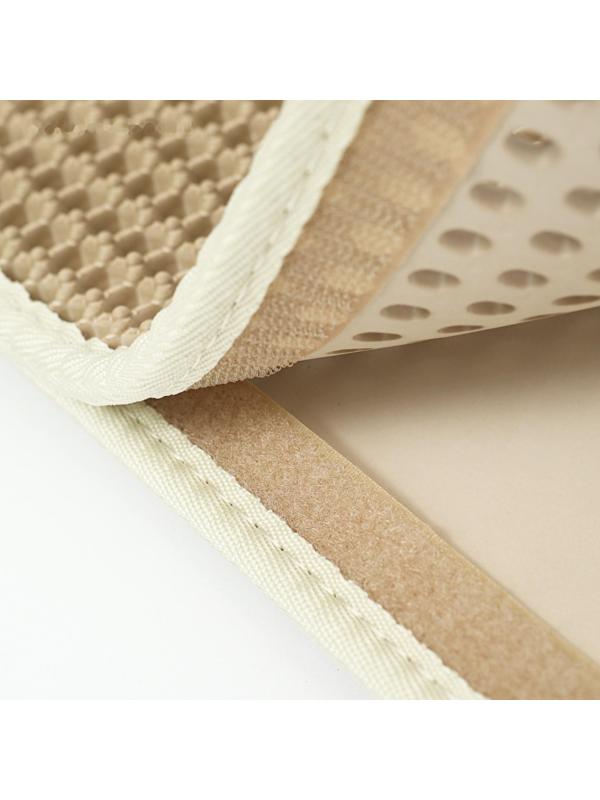 Pet-it коврик для кошачьего лотка 40х60, двухслойный, бежевый