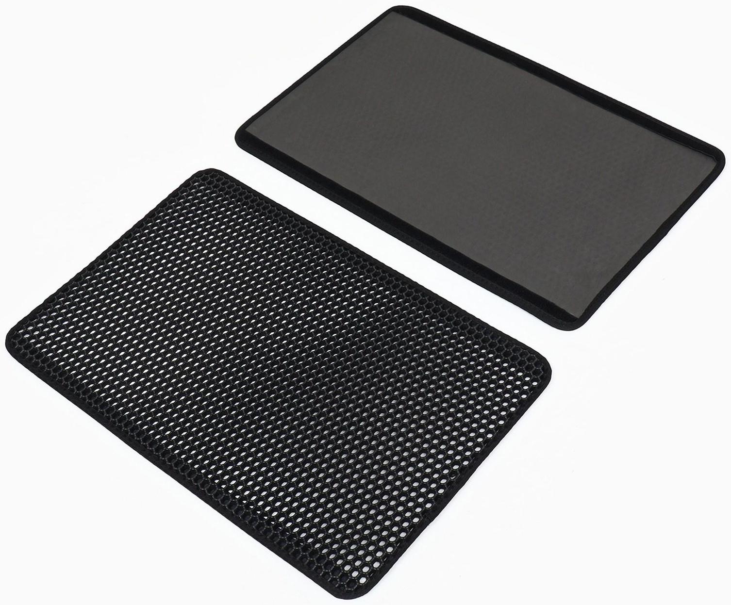 Pet-it коврик для кошачьего лотка 40х60, двухслойный, черный