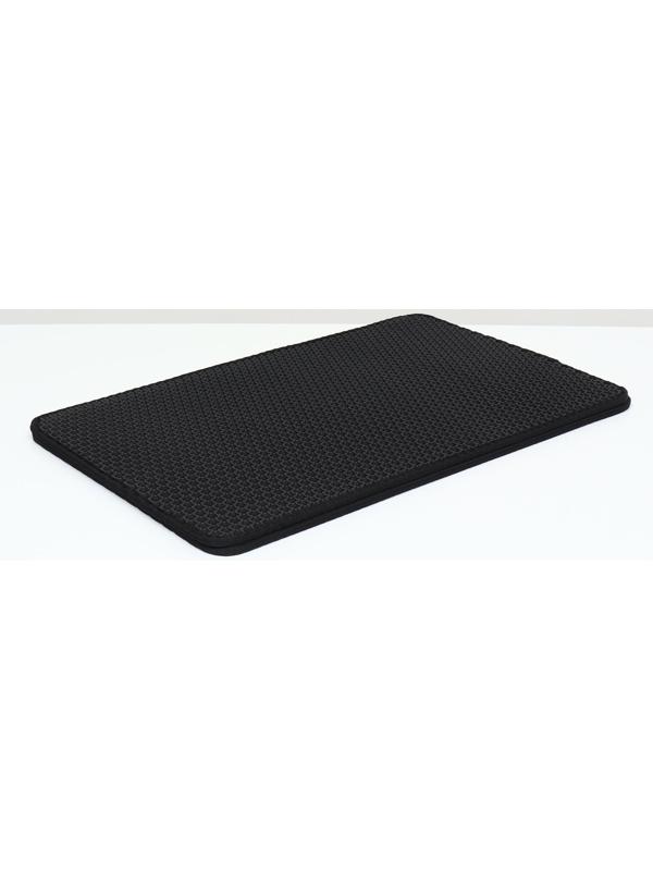 Pet-it коврик для кошачьего лотка 40х60, двухслойный, черный