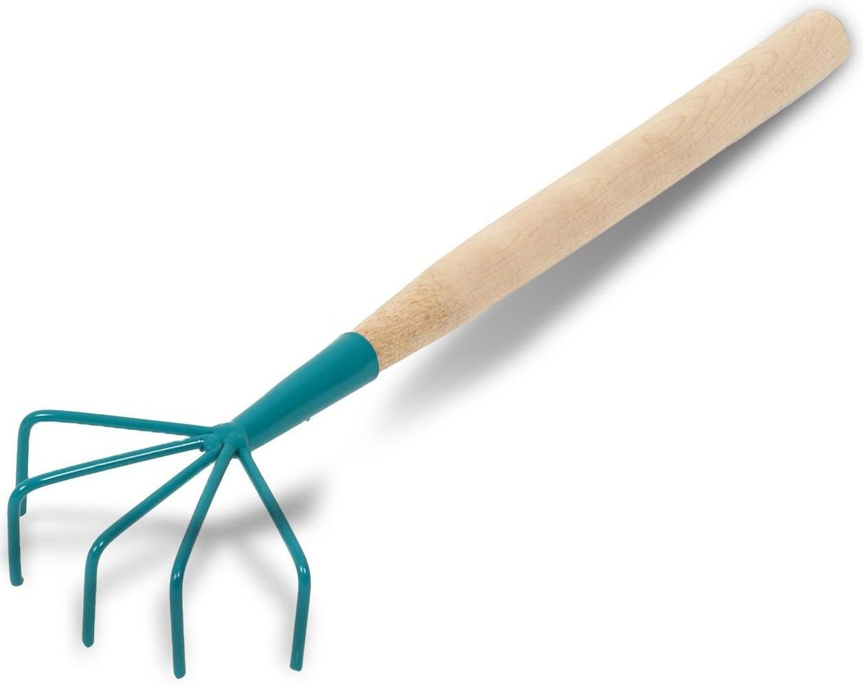 Рыхлитель, длина 41 см, 5 зубцов, деревянная ручка