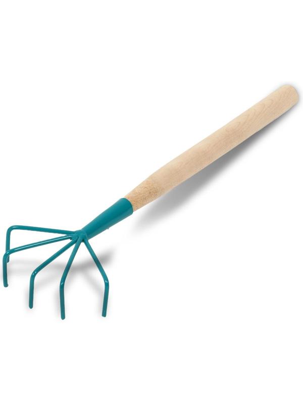 Рыхлитель, длина 41 см, 5 зубцов, деревянная ручка