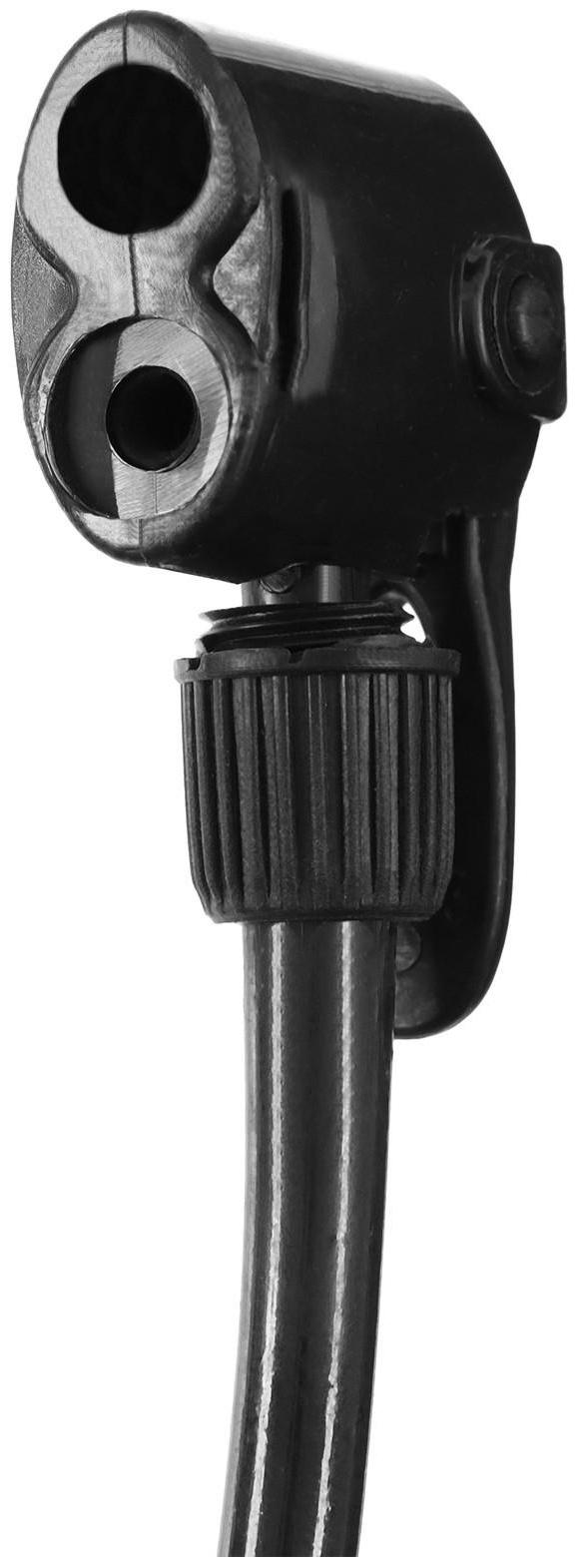 Насос ручной со шлангом, цвет серебристый