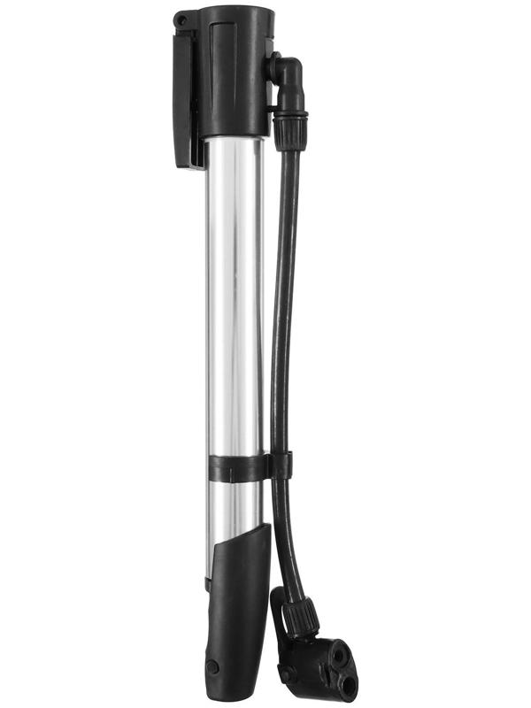 Насос ручной со шлангом, цвет серебристый