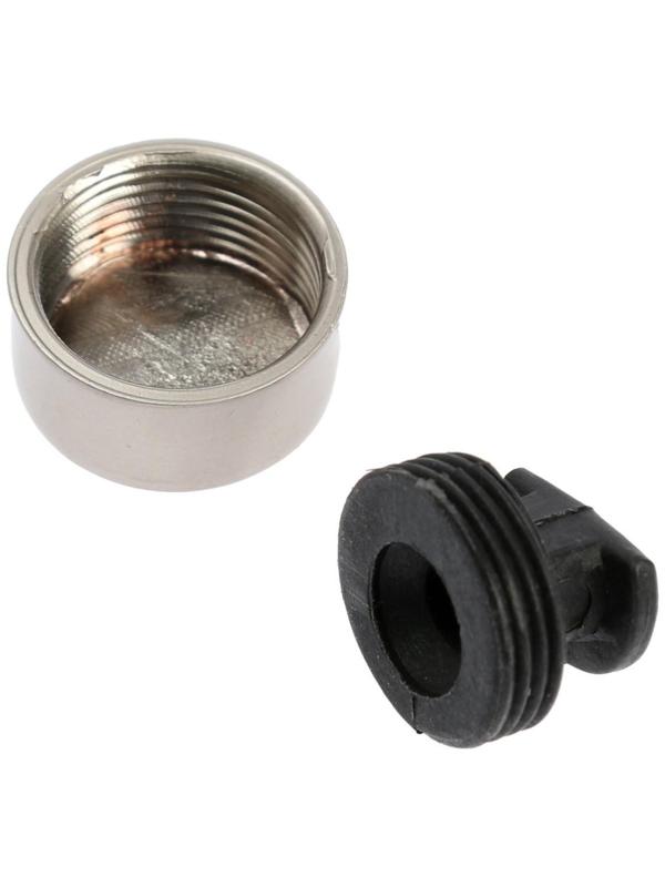 Зеркалодержатель ТУНДРА LIGHT, d=17 мм, без сверления, цвет матовый никель, 4 шт.