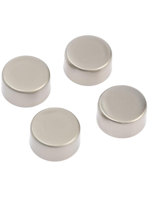 Зеркалодержатель ТУНДРА LIGHT, d=17 мм, без сверления, цвет матовый никель, 4 шт.