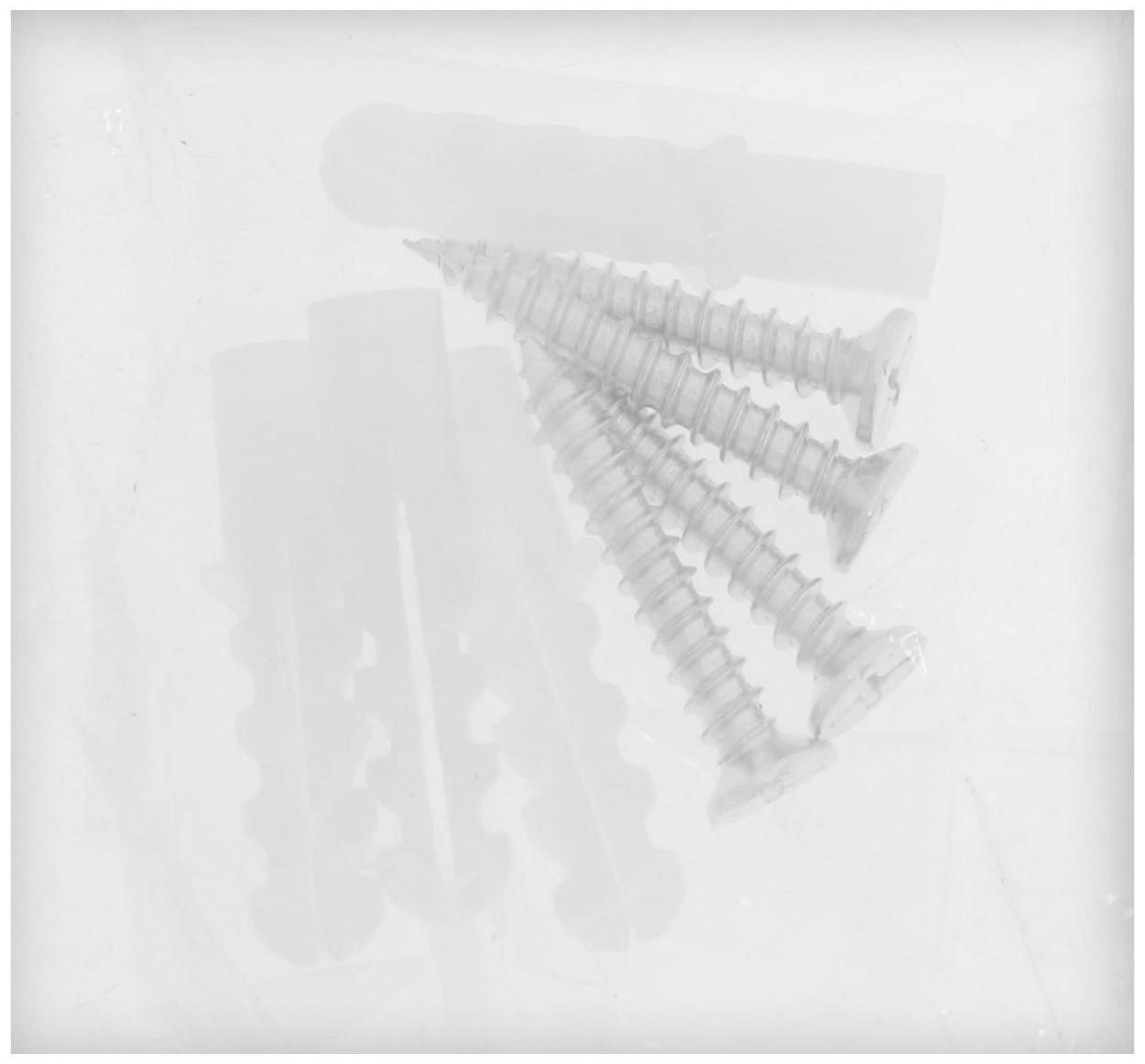 Зеркалодержатель ТУНДРА , d=20 мм, без сверления, цвет матовый никель, 4 шт.