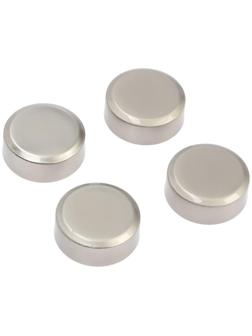 Зеркалодержатель ТУНДРА , d=20 мм, без сверления, цвет матовый никель, 4 шт.