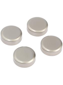 Зеркалодержатель ТУНДРА LIGHT, d=25 мм, без сверления, цвет матовый никель, 4 шт.