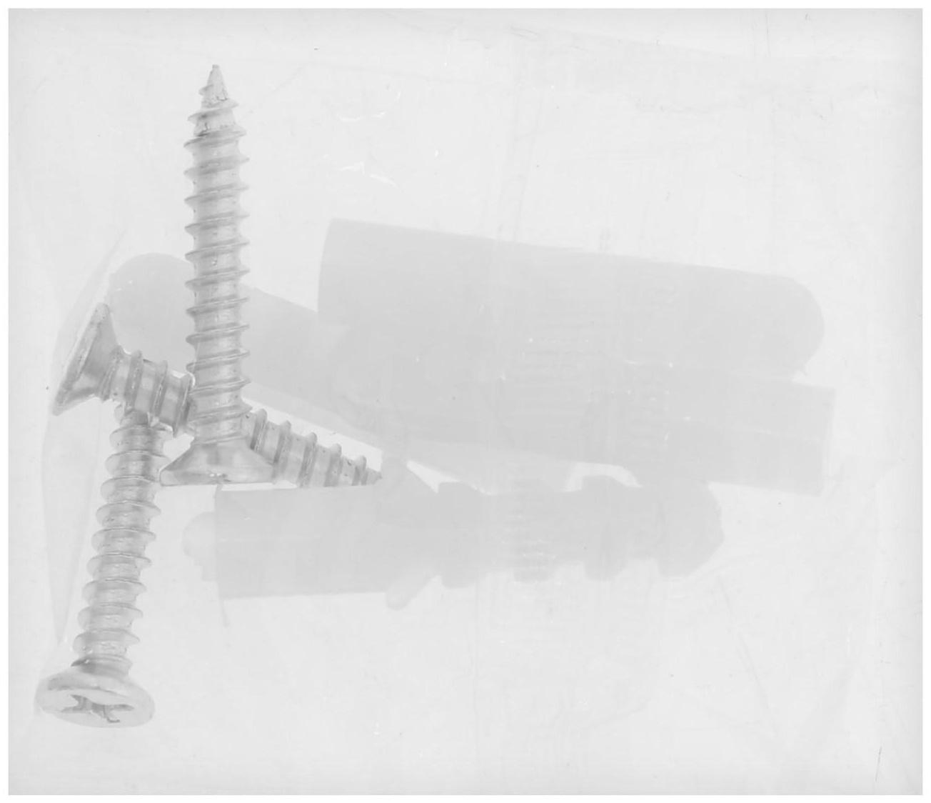 Зеркалодержатель ТУНДРА LIGHT, d=17 мм, без сверления, цвет черный, пластик, 4 шт.