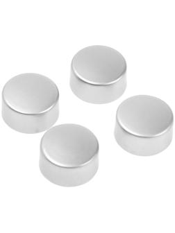 Зеркалодержатель ТУНДРА LIGHT, d=17 мм, без сверления, цвет матовый никель, пластик, 4 шт.