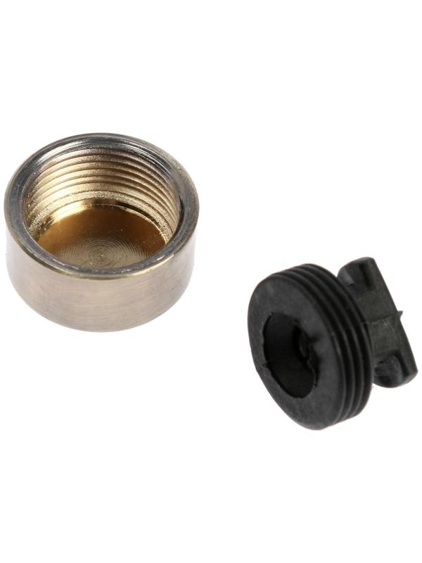 Зеркалодержатель ТУНДРА LIGHT, d=17 мм, без сверления, цвет бронза, пластик, 4 шт.