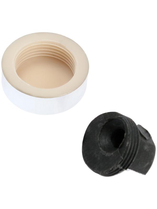 Зеркалодержатель ТУНДРА LIGHT, d=20 мм, без сверления, цвет хром, пластик, 4 шт.