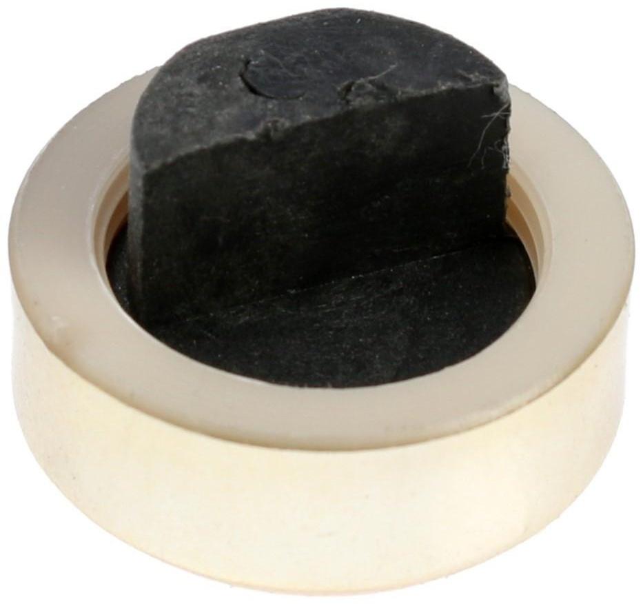 Зеркалодержатель ТУНДРА , d=20 мм, без сверления, цвет золото, пластик, 4 шт.