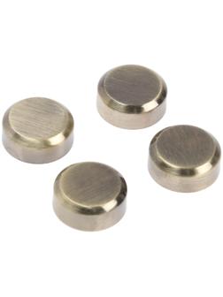 Зеркалодержатель ТУНДРА , d=20 мм, без сверления, цвет бронза, пластик, 4 шт.