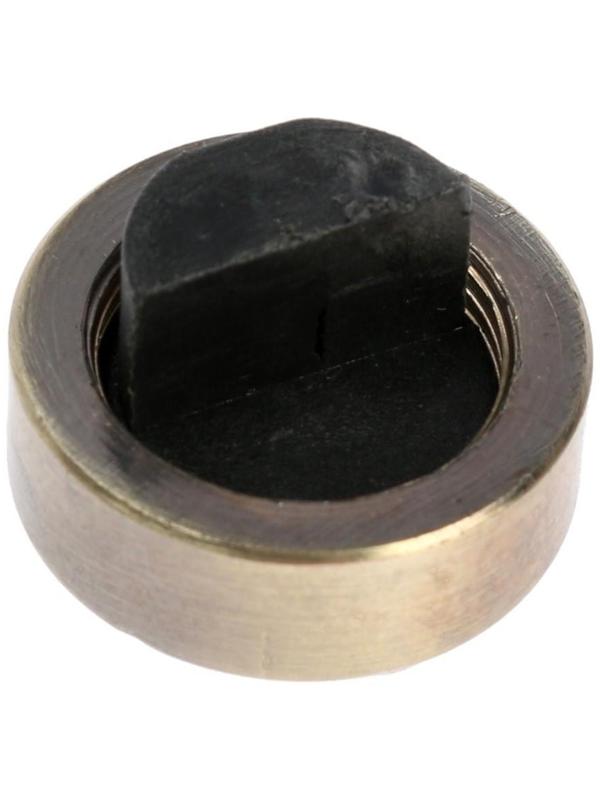 Зеркалодержатель ТУНДРА , d=20 мм, без сверления, цвет бронза, пластик, 4 шт.