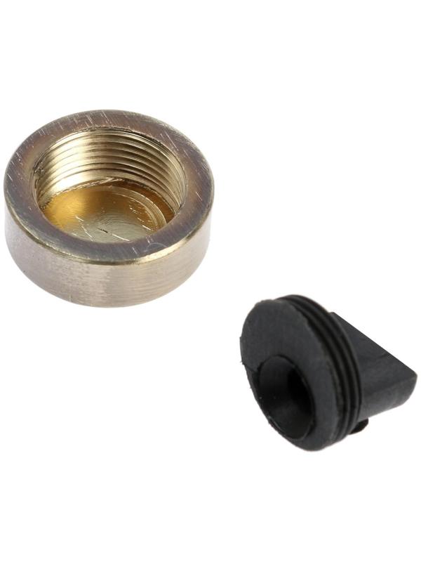 Зеркалодержатель ТУНДРА , d=20 мм, без сверления, цвет бронза, пластик, 4 шт.