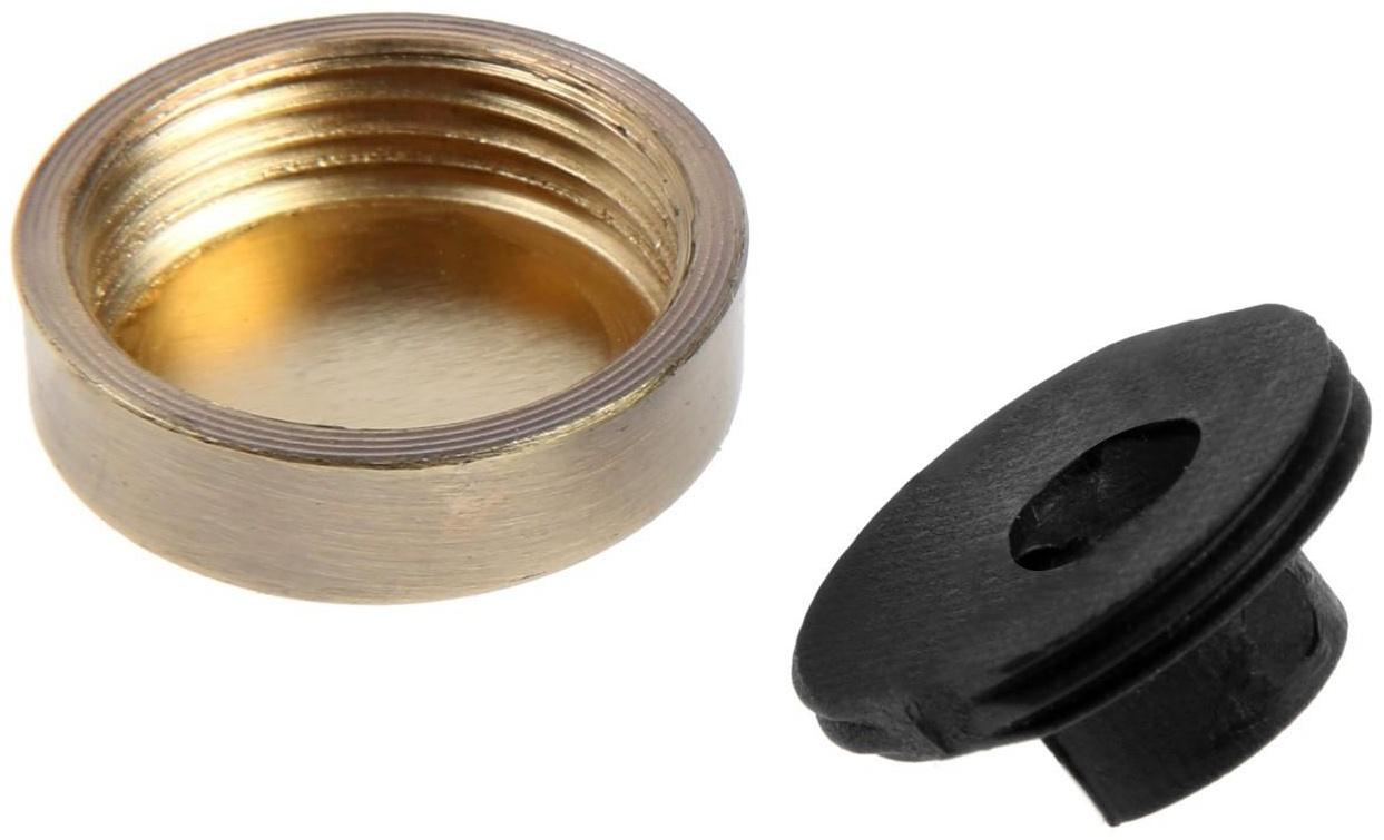 Зеркалодержатель ТУНДРА  , d=25 мм, без сверления, цвет бронза, пластик, 4 шт.