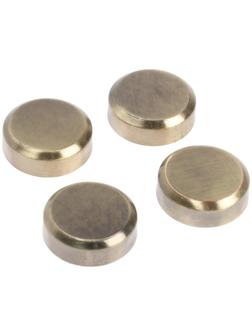 Зеркалодержатель ТУНДРА  , d=25 мм, без сверления, цвет бронза, пластик, 4 шт.