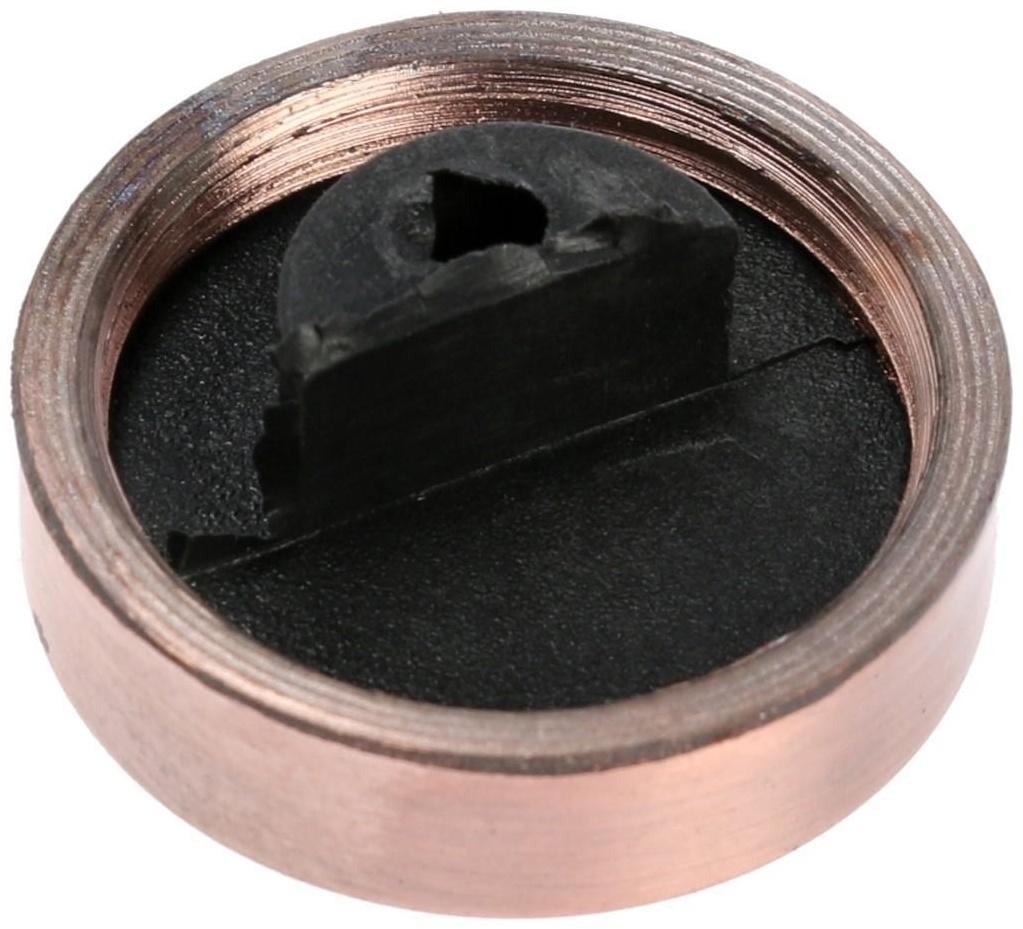 Зеркалодержатель ТУНДРА  , d=25 мм, без сверления, цвет медь, пластик, 4 шт.