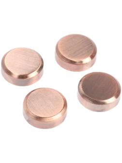 Зеркалодержатель ТУНДРА  , d=25 мм, без сверления, цвет медь, пластик, 4 шт.