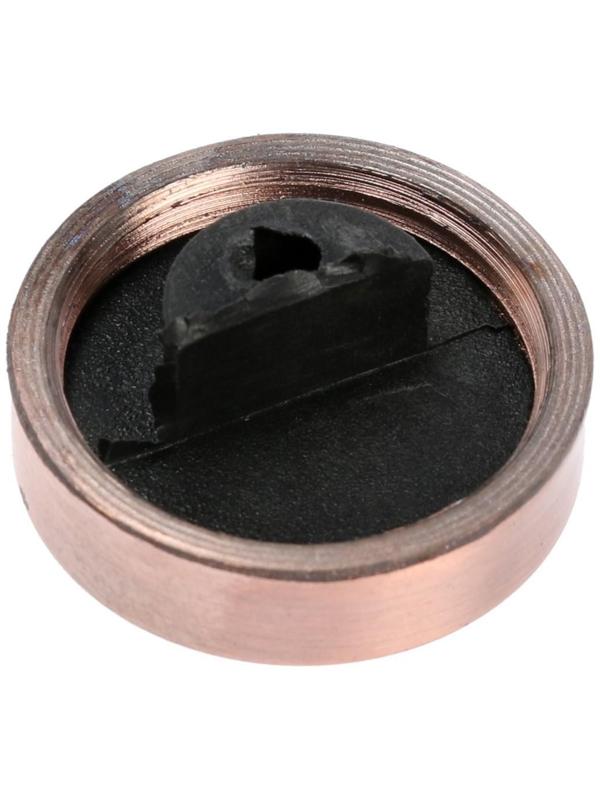 Зеркалодержатель ТУНДРА  , d=25 мм, без сверления, цвет медь, пластик, 4 шт.