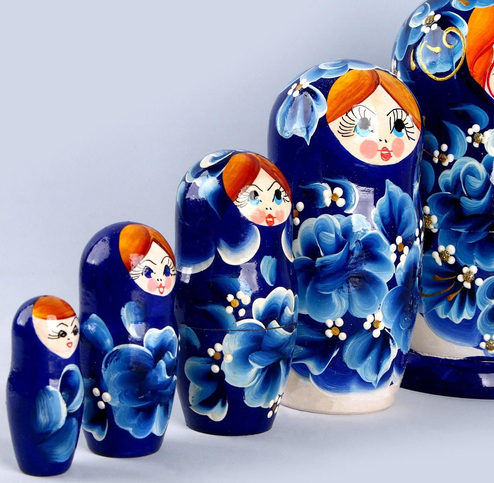 Матрёшка 5 в 1 большая, МИКС
