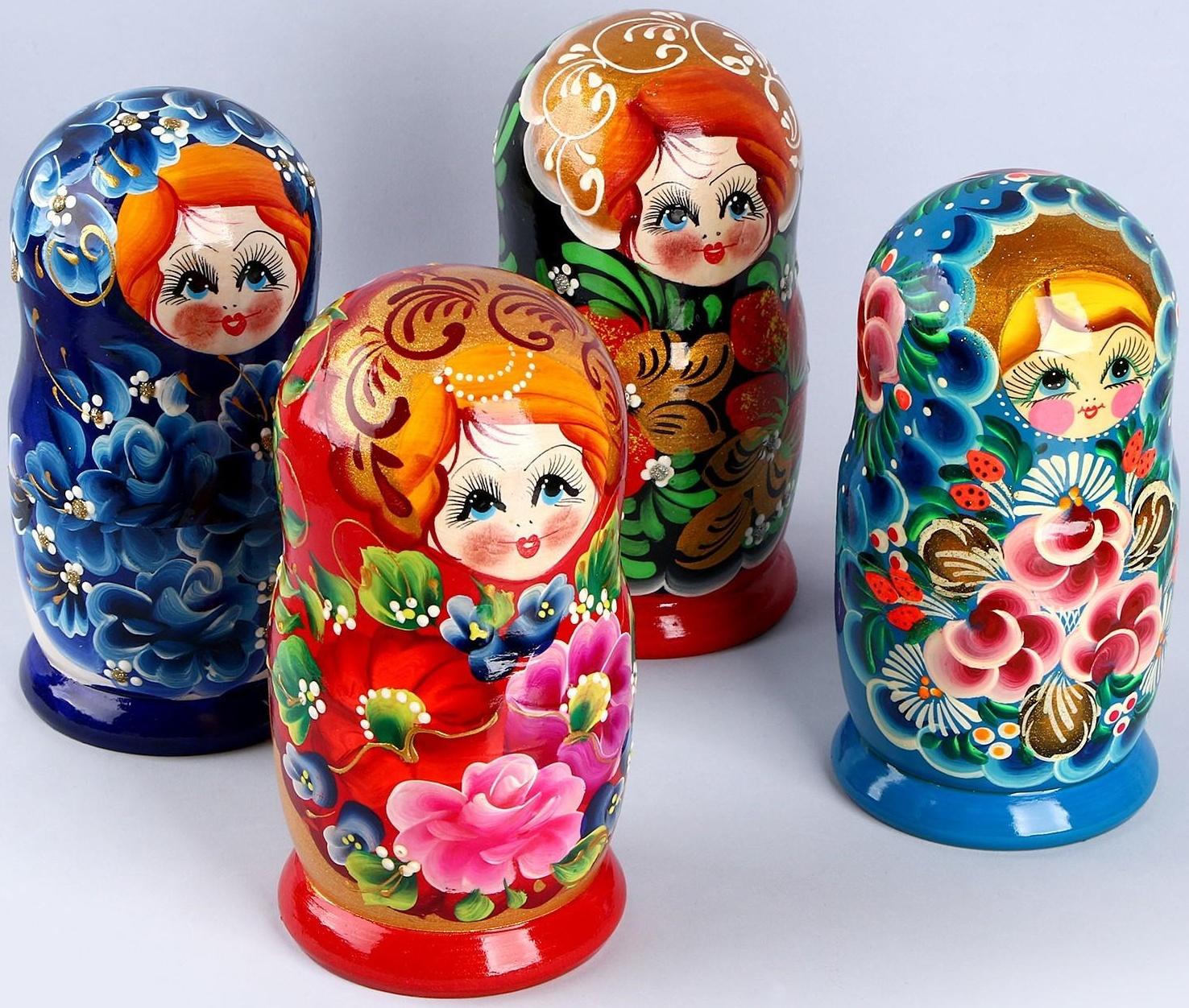 Матрёшка 5 в 1 большая, МИКС