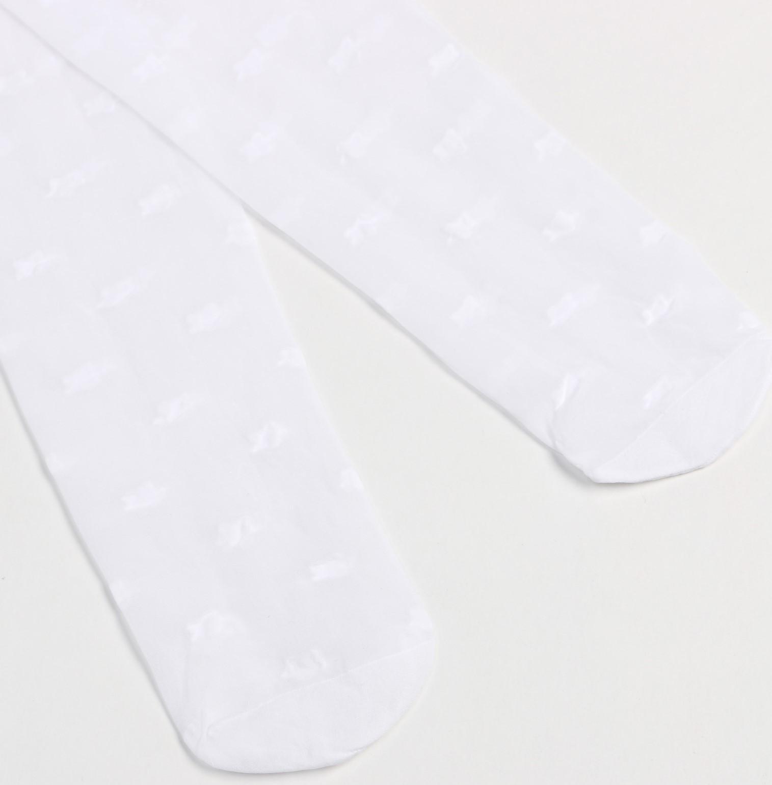 Колготки детские FEYA 40 den, цвет белый/звезда, рост 158-164 см (12-14 лет)