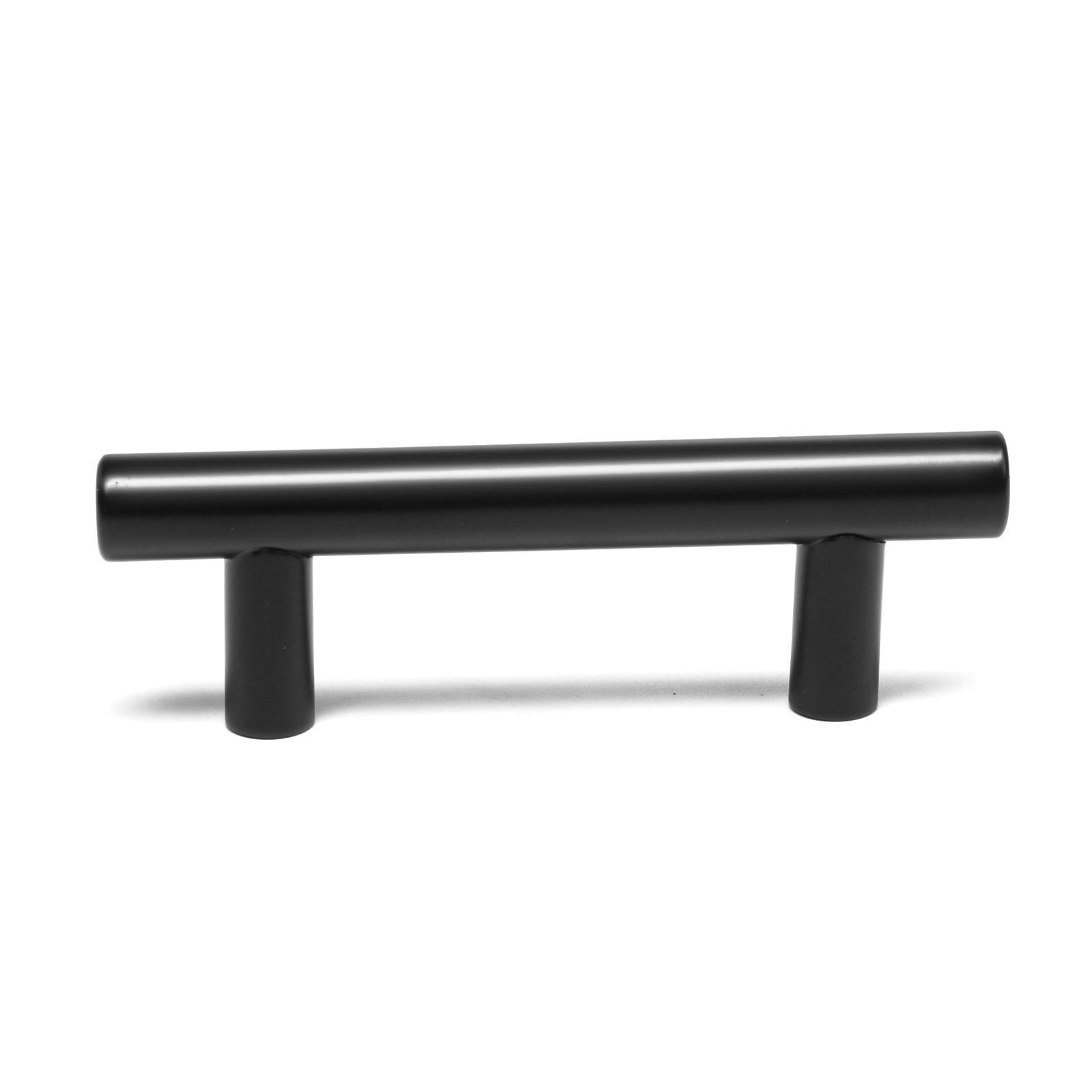 Ручка рейлинг CAPPIO, нерж. сталь, d=12 мм, м/о 64 мм, цвет черный