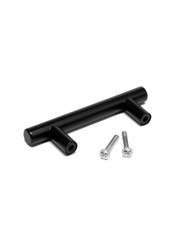 Ручка рейлинг CAPPIO, нерж. сталь, d=12 мм, м/о 64 мм, цвет черный