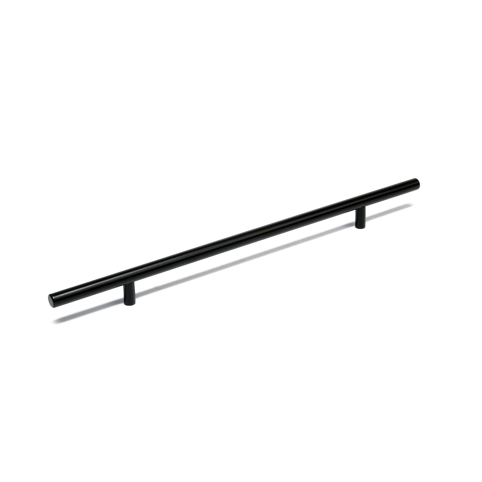 Ручка рейлинг CAPPIO, нерж. сталь, d=12 мм, м/о 256 мм, цвет черный