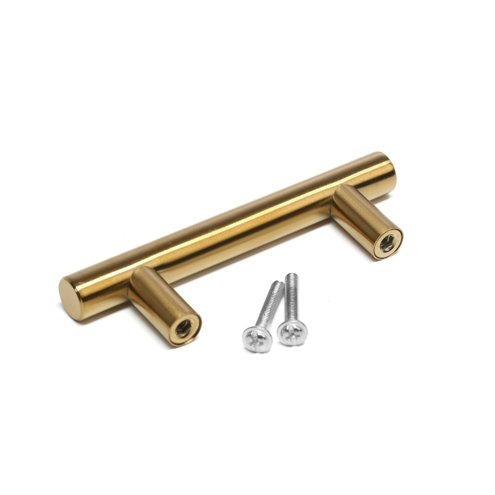 Ручка рейлинг CAPPIO, облегченная, d=12 мм, м/о 64 мм, цвет золото