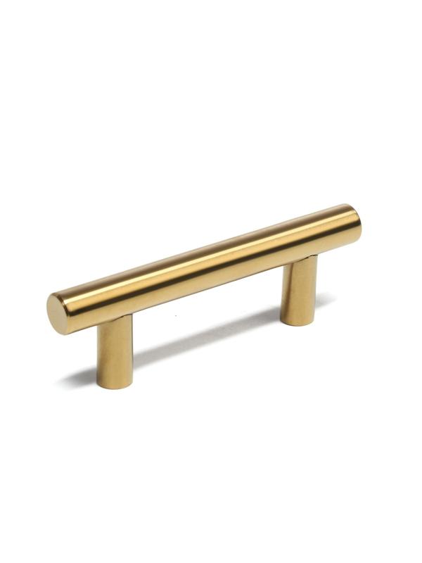 Ручка рейлинг CAPPIO, облегченная, d=12 мм, м/о 64 мм, цвет золото