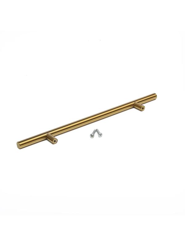 Ручка рейлинг CAPPIO, облегченная, d=12 мм, м/о 192 мм, цвет золото