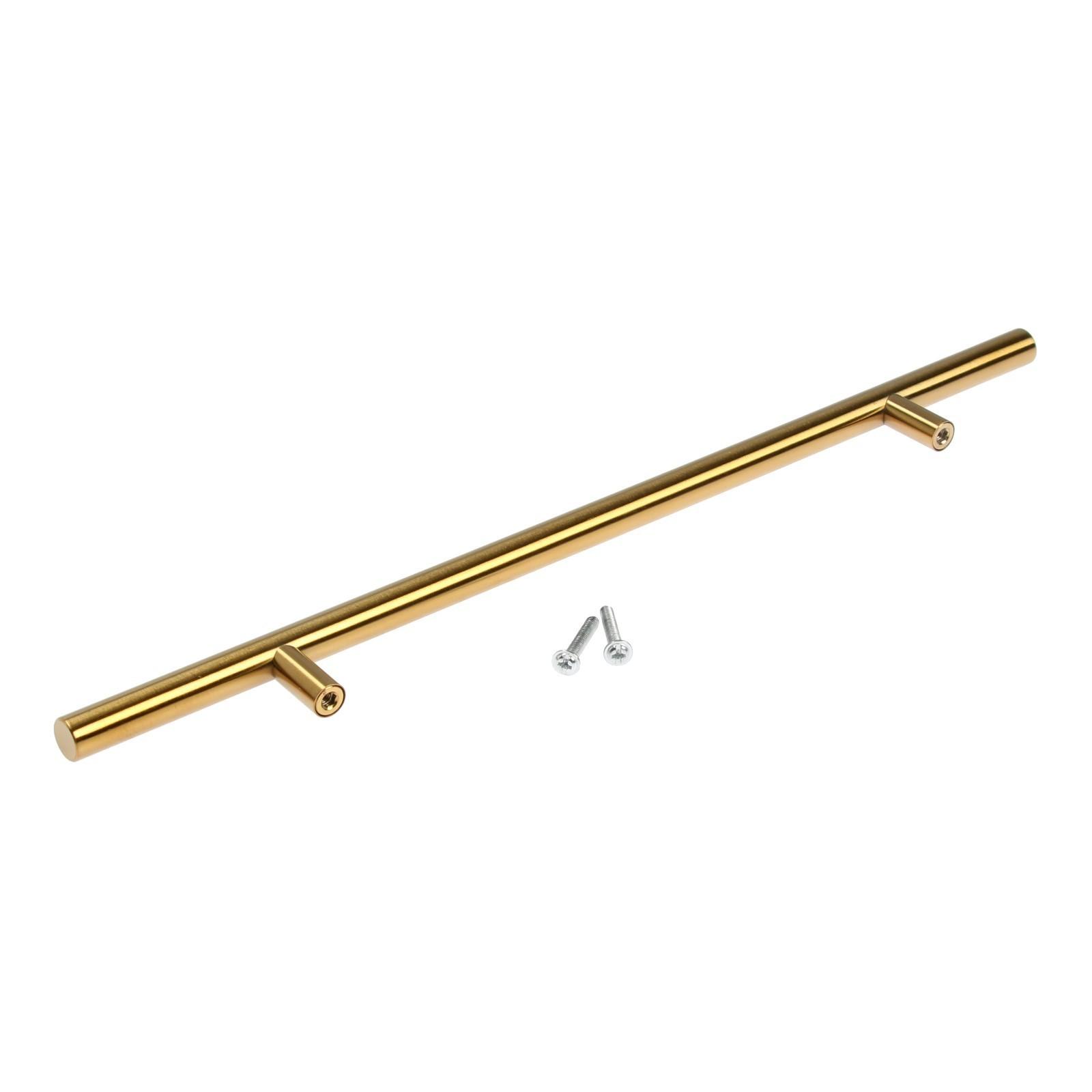 Ручка рейлинг CAPPIO, облегченная, d=12 мм, м/о 224 мм, цвет золото