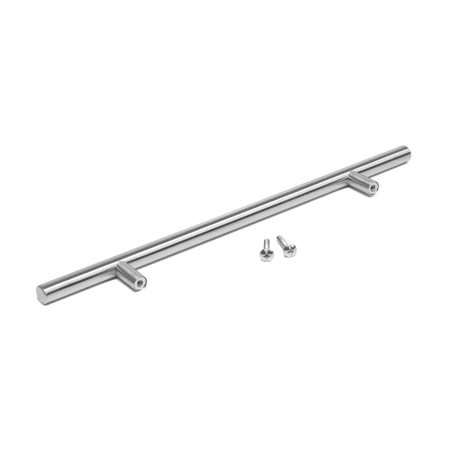 Ручка рейлинг CAPPIO, облегченная, d=12 мм, м/о 192 мм, цвет мат. никель