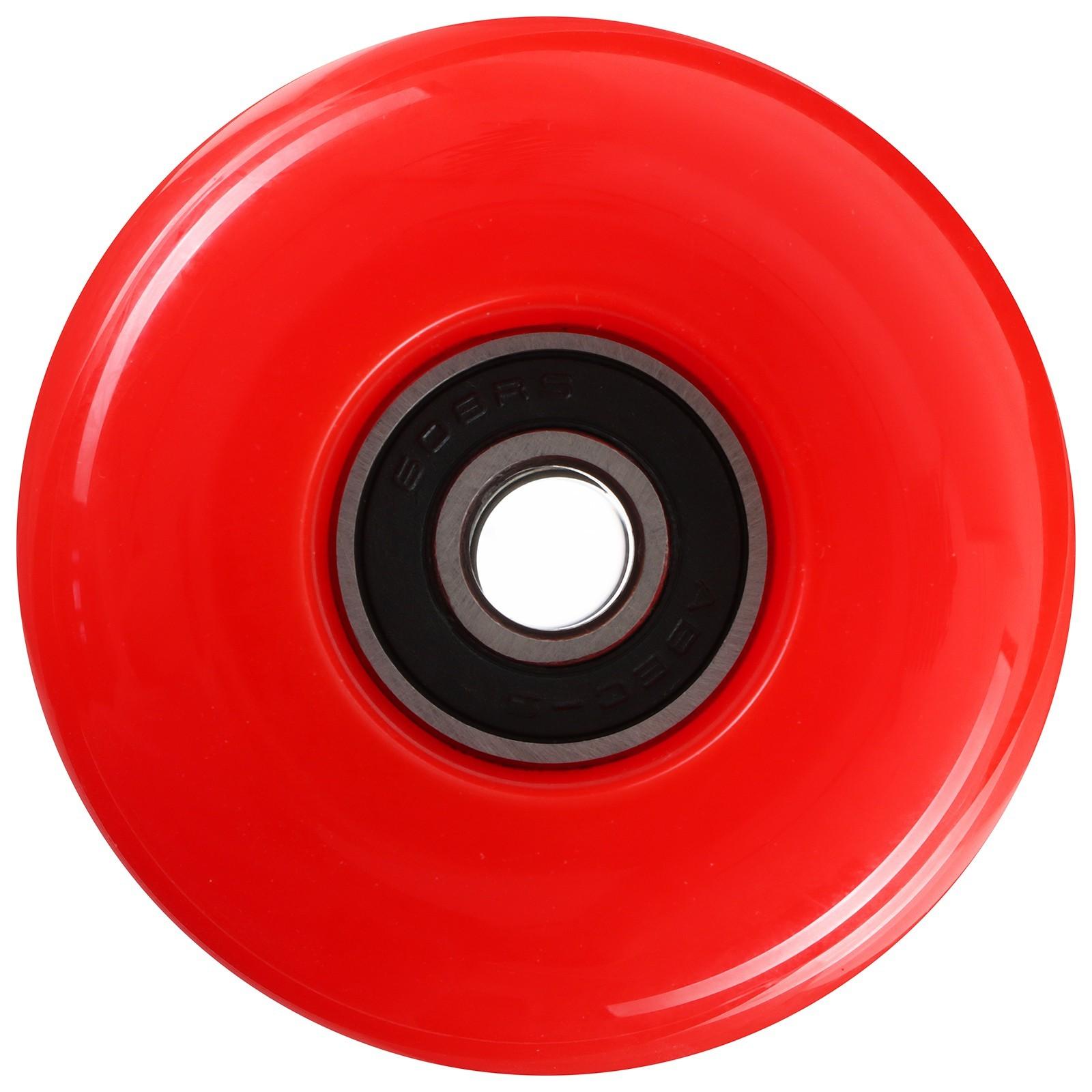 Колёса для скейтборда с подшипником 54x36 мм, 85А, цвет красный