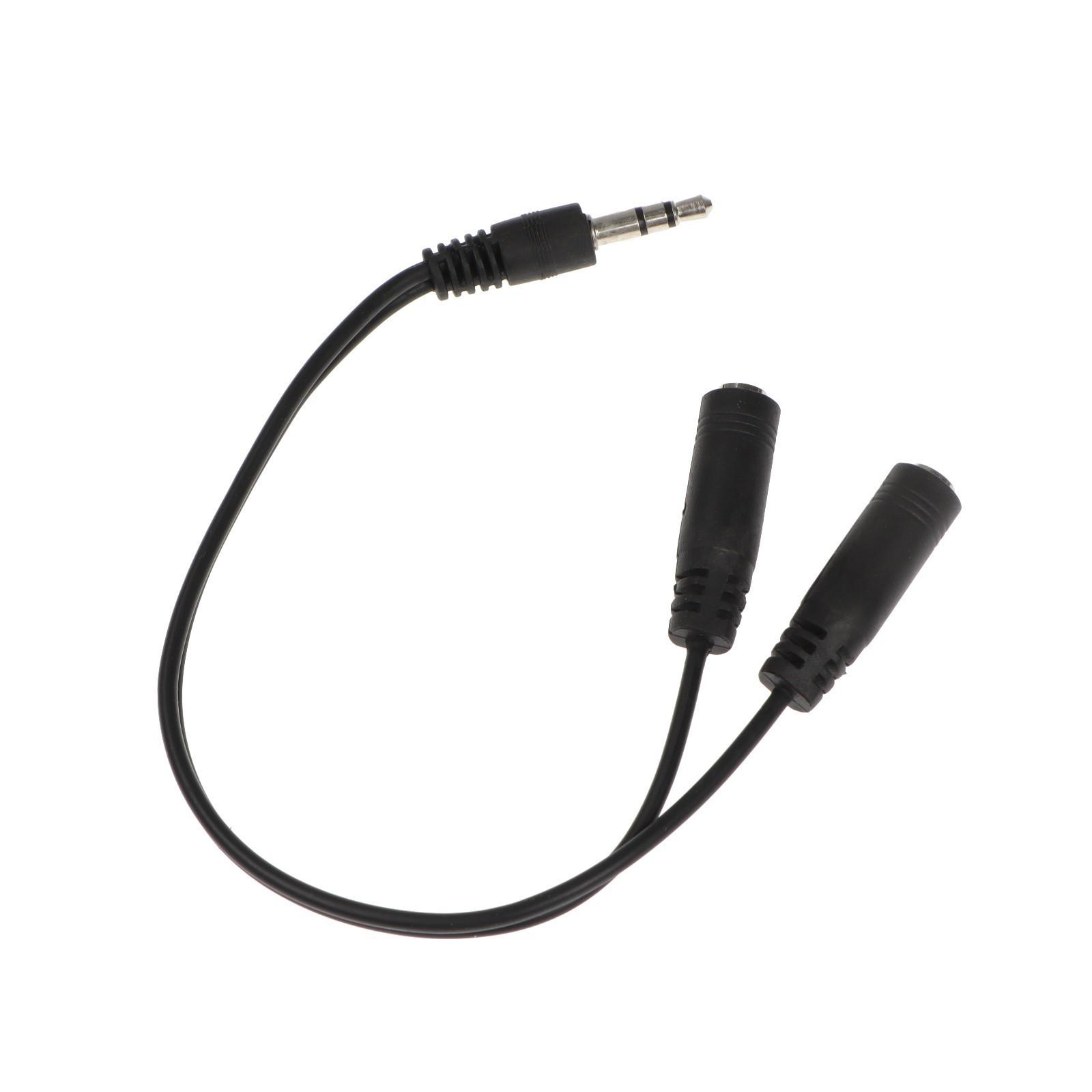 Разветвитель аудио ExeGate EX-CCA-417-0.2,Jack 3.5мм(m)-Jack 2x3.5мм(f) стерео+микрофон,0.2м