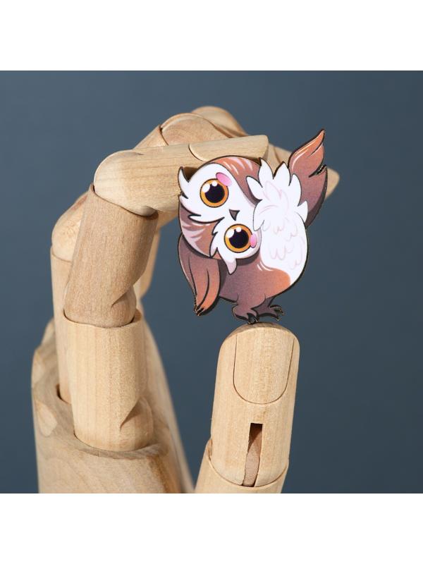 Значок деревянный «Талисман на успех», 4 х 3,5 см