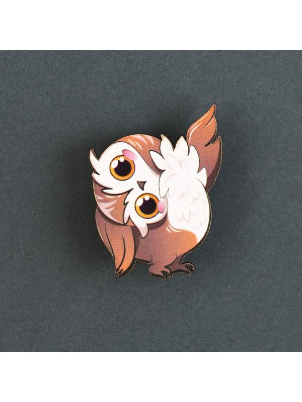 Значок деревянный «Талисман на успех», 4 х 3,5 см