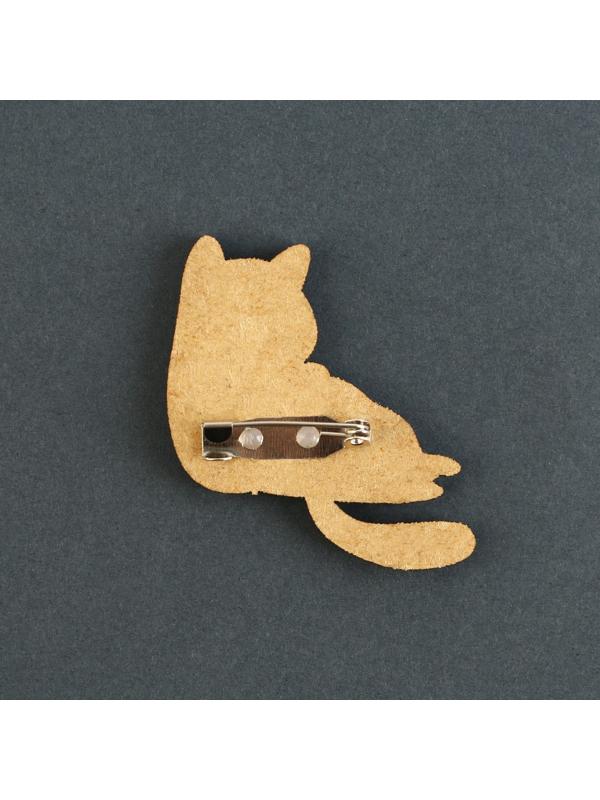 Значок деревянный «Талисман на пофигизм», 4 х 3,7 см