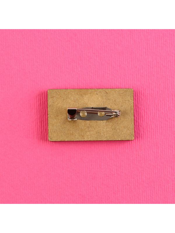 Значок деревянный «Anime is my life», аниме, 3,3 х 2 см