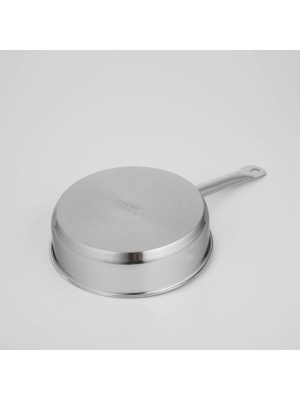 Сковорода «Общепит», d=24 см, h=6,5 см, корпус 0,6 мм, дно ТРС 3,5 мм, индукция