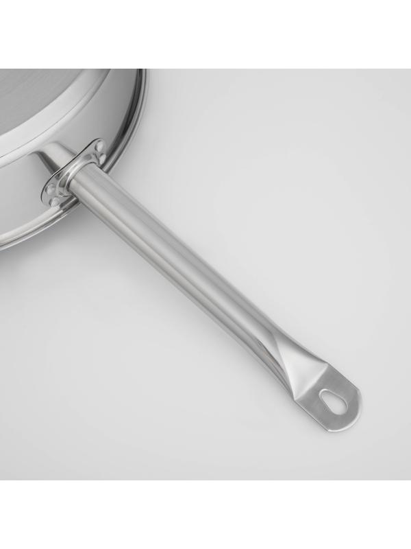 Сковорода «Общепит», d=34 см, h=9 см, корпус 0,6 мм, дно ТРС 3,5 мм, индукция