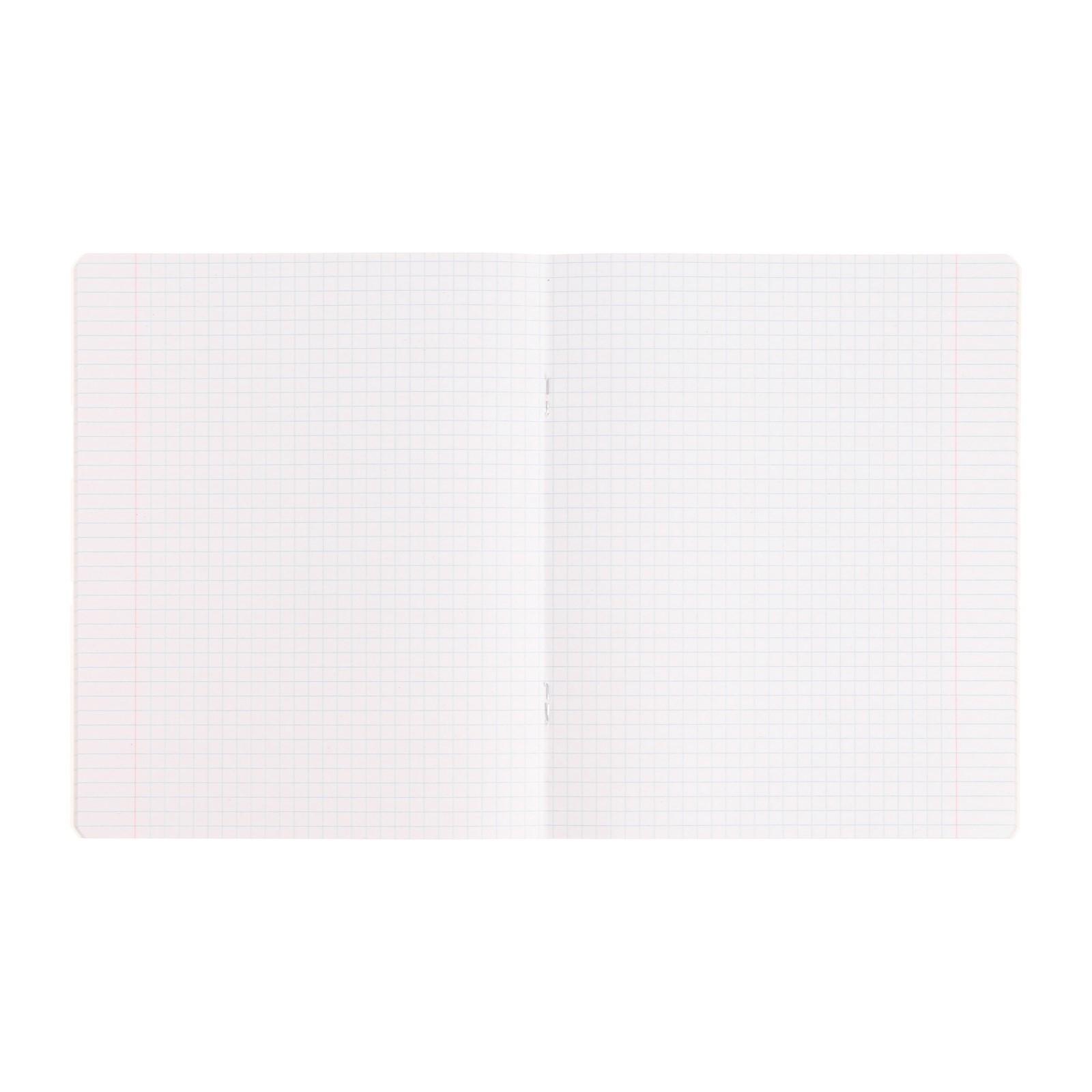 Тетрадь 24 листа в клетку Однотонная 