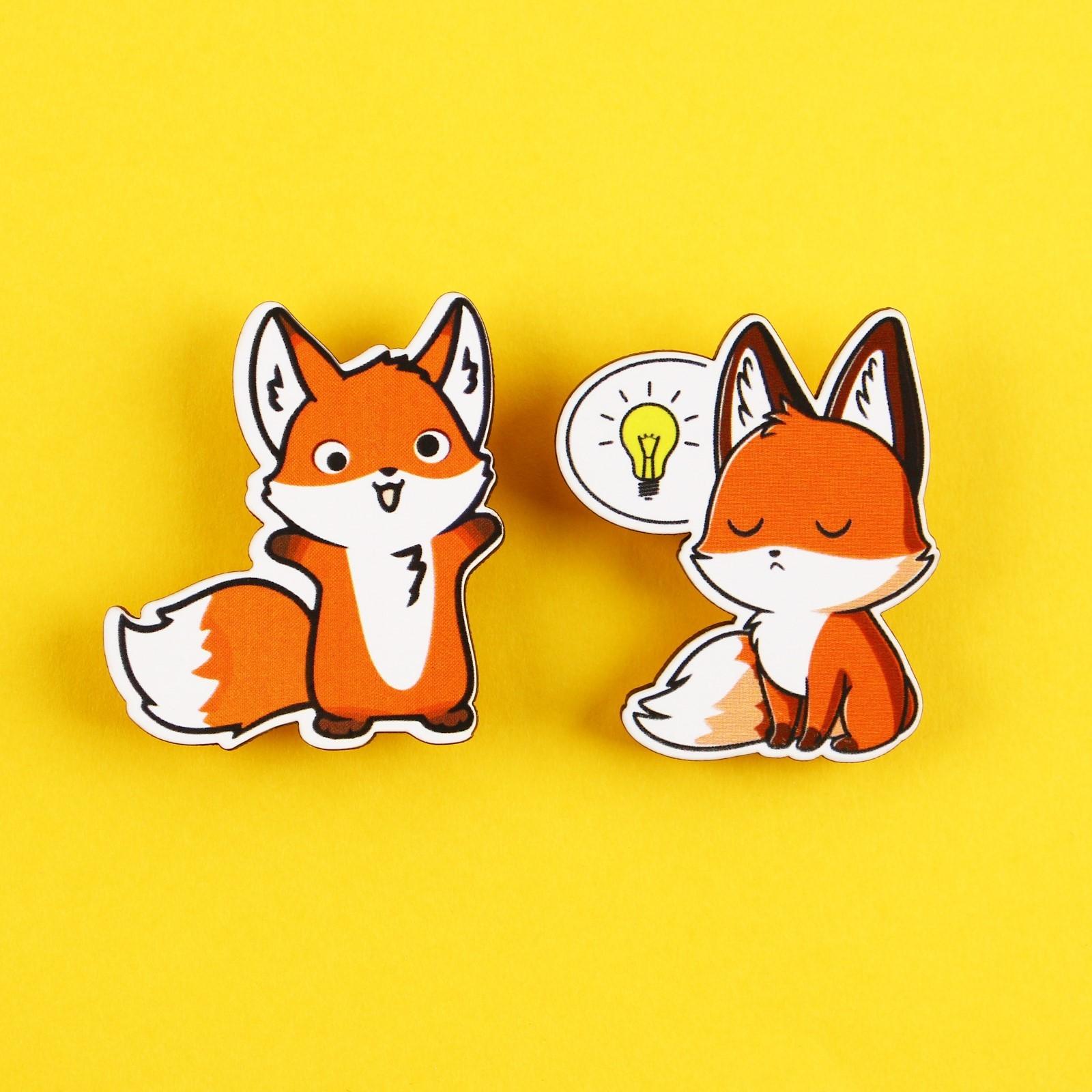 Значки деревянные «Это сумасшедшая идея», 2 шт.