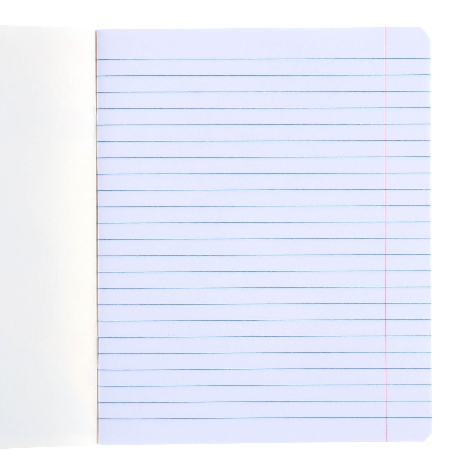 Тетрадь 24 листа, 5 видов , линейка, Мстители / Микс 10 шт.