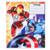 Тетрадь 24 листа, 5 видов , линейка, Мстители / Микс 10 шт.
