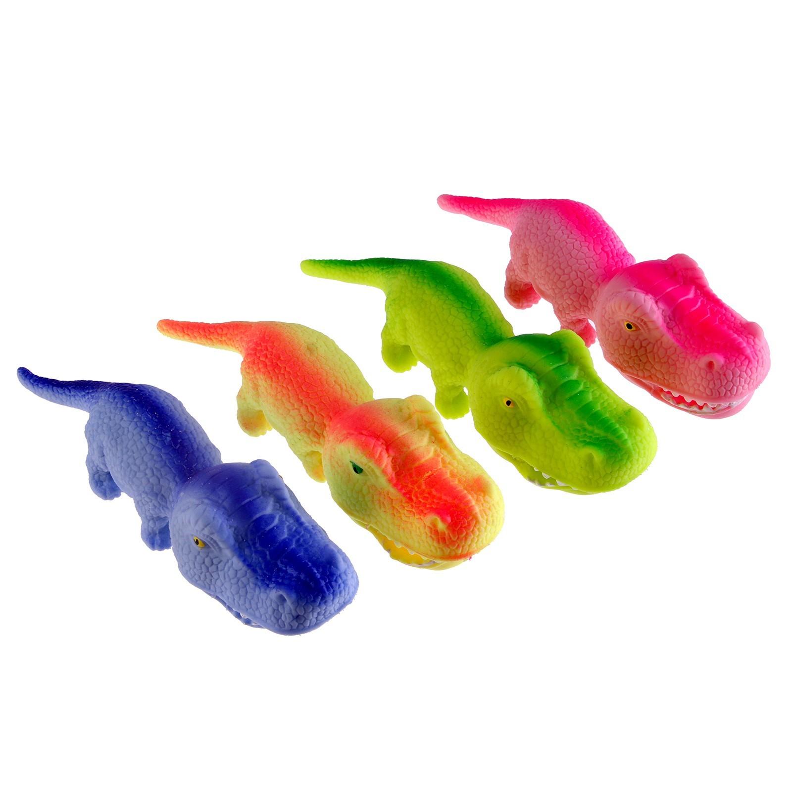 Мялка «Крокодил» с песком, цвета МИКС